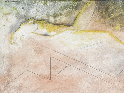 Lot 1086 - Brian Shields ''Braaq'' (1951-1997) Reclining...