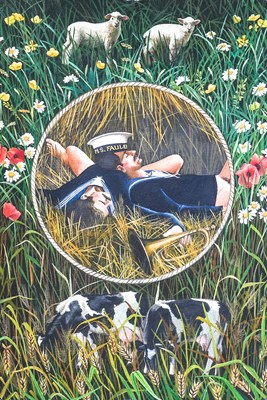 Lot 1090 - Patricia Faulkner (b.1946) "Little Boy Blue"...