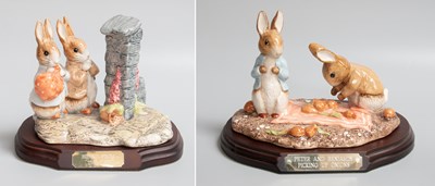 Lot 104 - Beswick Beatrix Potter Tableaux, comprising:...