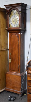 Lot 1214 - A Mahogany Eight Day Longcase Clock, 12 inch...