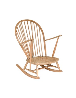 Lot 1294 - An Ercol Spindle Back Rocking Chair