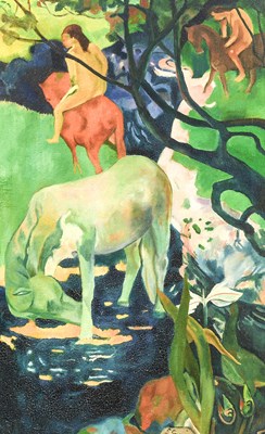 Lot 1051 - After Paul Gauguin (1848-1903) The White Horse...