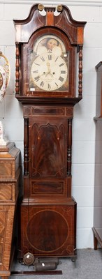 Lot 1271 - A Mahogany Eight Day Painted Dial Longcase...