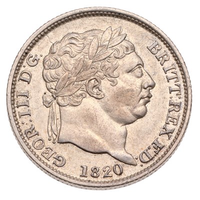 Lot 127 - George III, Shilling 1820, (Bull 2157, ESC...