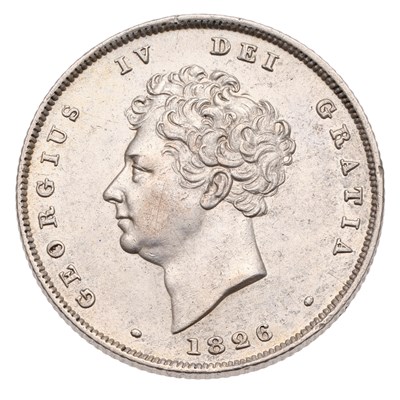 Lot 151 - George IV, Shilling 1826, lion on crown, (Bull...