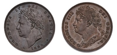 Lot 158 - George IV, Farthing 1826, first issue, (Peck...