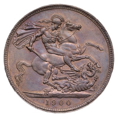 Lot 176 - Victoria, Crown 1900, LXIV, (Bull 2609, ESC...