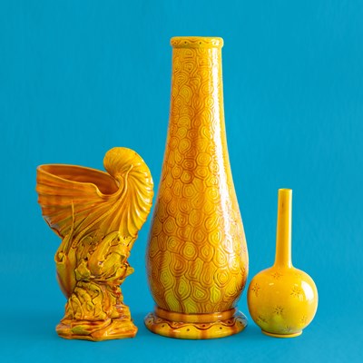 Lot 30 - A Burmantofts Faience Pottery Vase, shape...