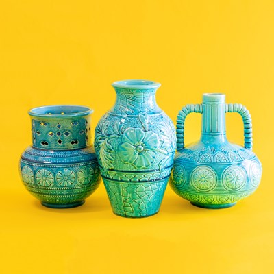 Lot 26 - A Burmantofts Faience Pottery Twin-Handled...