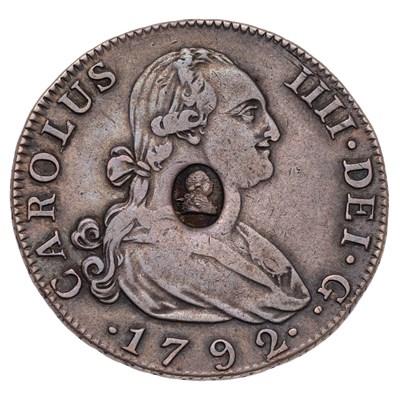 Lot 138 - George III, Emergency Issue Half Dollar, oval...