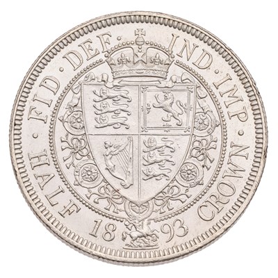 Lot 178 - Victoria, Halfcrown 1893, (Bull 2778, ESC 726,...