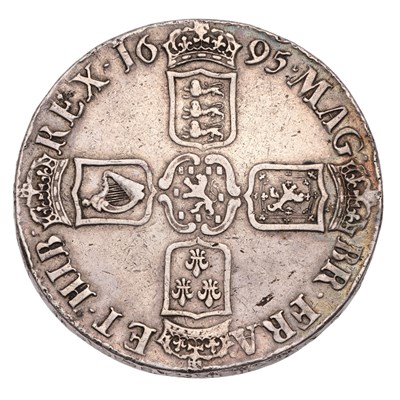 Lot 102 - William III, Crown 1695, OCTAVO, first bust,...