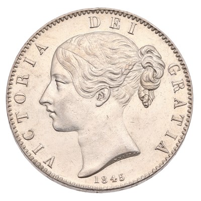 Lot 168 - Victoria, Crown 1845, VIII, cinquefoil stops,...