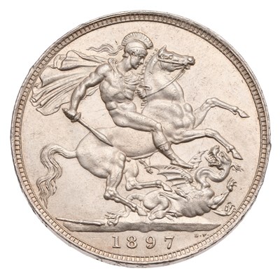 Lot 175 - Victoria, Crown 1897, LXI, (Bull 2603, ESC 313,...