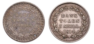 Lot 142 - George III, Bank of England, Three Shillings...