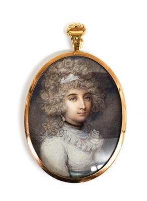 Lot 386 - Manner of John Smart (1742-1811): Miniature...