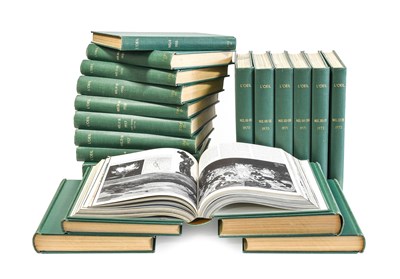 Lot 1101 - L'Oeil Magazine, 21 Bound Volumes