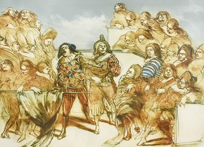 Lot 1013 - Claude Weisbuch (1927-2014) French "Molière in...