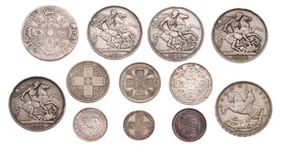 Lot 222 - Assorted UK Silver Crowns, 6 to include;...