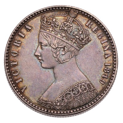 Lot 182 - Victoria, 'Godless' Florin 1849, (Bull 2815,...
