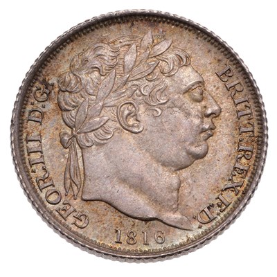 Lot 128 - George III, Sixpence 1816, (Bull 2191, ESC...