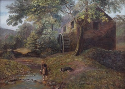 Lot 1157 - Raymond Dearn (1858-1925) Countrygirl...