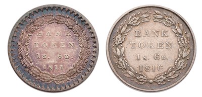 Lot 144 - George III, Eighteenpence Bank Token 1811,...
