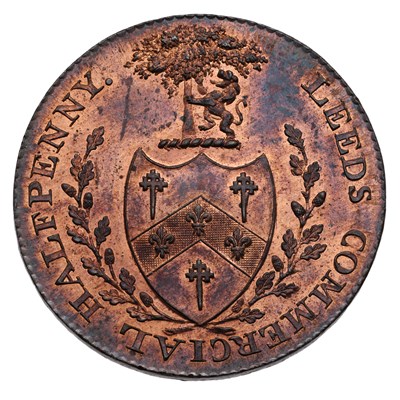 Lot 478 - Yorkshire, Leeds, Samuel Birchall Halfpenny...