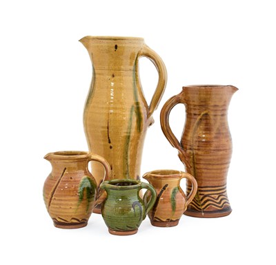 Lot 3 - Clive Bowen (b.1943): A Tall Slipware...