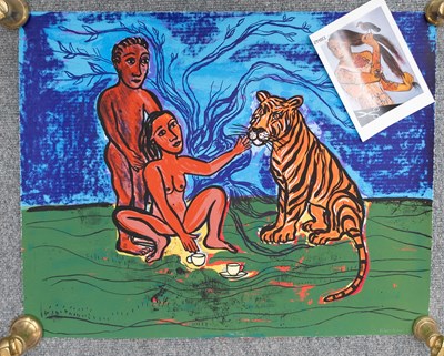 Lot 1052 - Eileen Cooper OBE RA (b.1953) "Tea Time"...