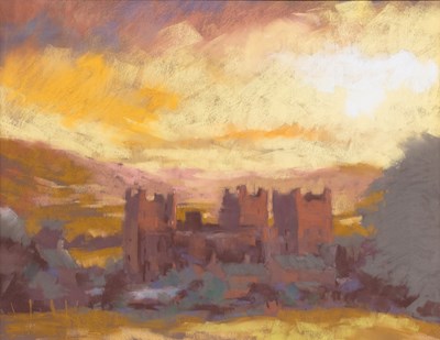 Lot 1037 - Terry Logan (Contemporary) "Bolton Castle"...