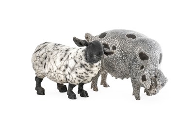 Lot 4 - Christine Cummings (b.1969): A Raku Pottery...