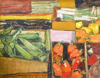 Lot 1025 - Gordon Boyle (20th Century) "Vegetables"...