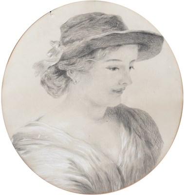 Lot 1151 - A E Barr in the manner of J J Hill Portrait of...