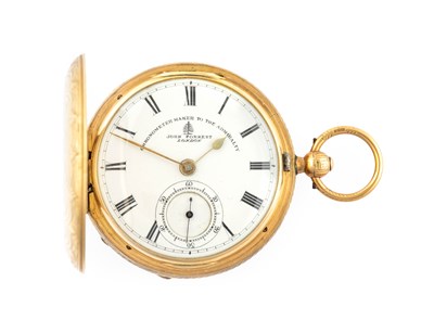 Lot 2260 - Forrest: A 9 Carat Gold Full Hunter Pocket...