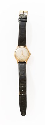 Lot 255 - A 9 Carat Gold Automatic Rotary Wristwatch