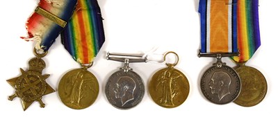 Lot 6 - Three First World War Pairs:- one comprising...