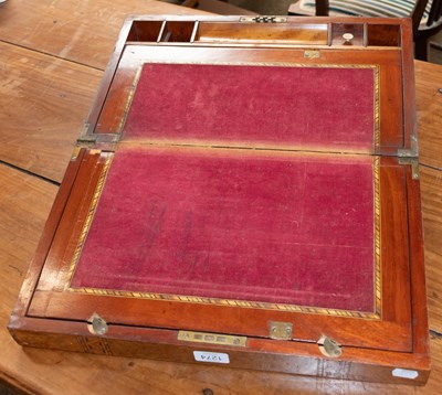 Lot 1274 - A George III Tunbridge Inlaid Burr Walnut...