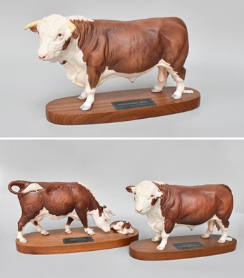 Lot 22 - Beswick Connoisseur Polled Hereford Bull;...