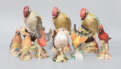 Lot 24 - Beswick Birds, including Green Woodpecker,...