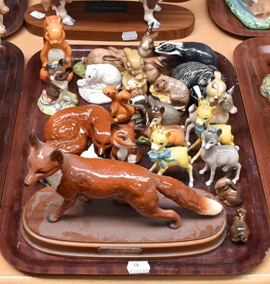 Lot 27 - Beswick Woodland Animals, including Foxes,...