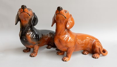 Lot 36 - Beswick Fireside Dachshund, model No. 2286,...