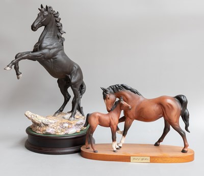 Lot 37 - Beswick Cancara - The Black Horse, Connoisseur...