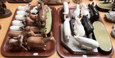 Lot 39 - Beswick Farm Animals, including Pigs, Donkeys...