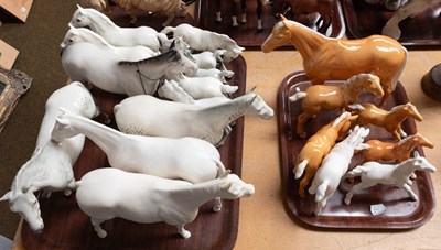 Lot 41 - Beswick Horses & Foals, including Welsh...