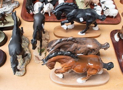 Lot 44 - Beswick Horses, including Spirit of Earth, two...