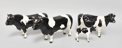 Lot 1 - Beswick Friesian Cattle Comprising: Bull Ch....