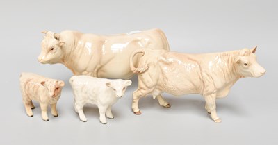 Lot 7 - Beswick Charolais Cattle, comprising: Bull,...
