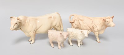 Lot 3 - Beswick Charolais Cattle, comprising: Bull,...