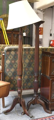 Lot 1404 - A George III Style Carved Mahogany Torchere,...